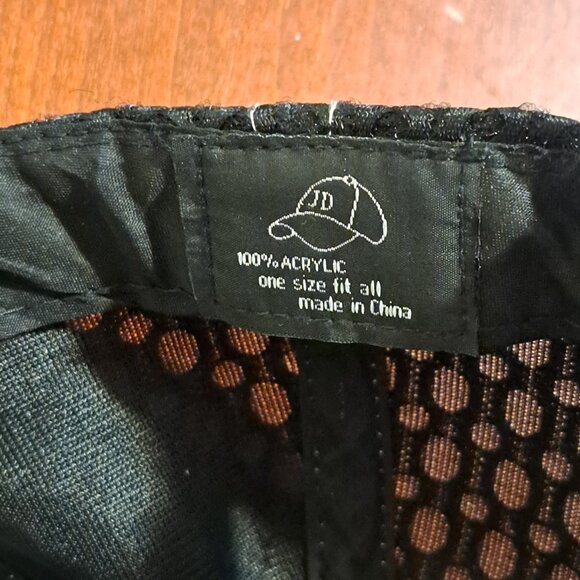 Eagles Baseball Cap With Embroidered Eagles Black Mesh Cap One Size Hat - Picture 7 of 7